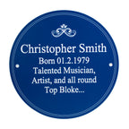 Personalised Heritage Plaque