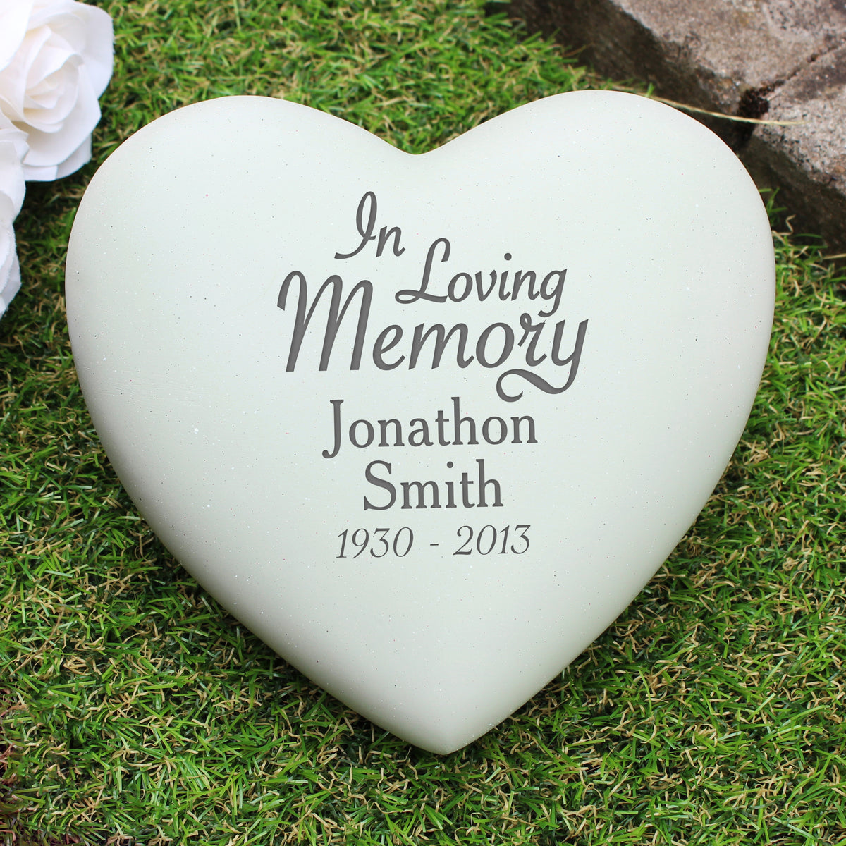 Personalised In Loving Memory Heart Memorial | Memorial Gift