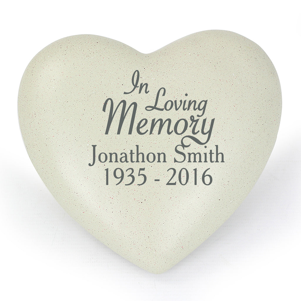 Personalised In Loving Memory Heart Memorial | Memorial Gift