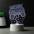Personalised Name Gaming LED Colour Changing Night Light | LED Lights, Candles & Decorations