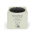 Personalised Teddy Bear Memorial Vase for Memorial