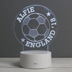 Personalised Football LED Colour Changing Desk Night Light | Candles & Reed Diffusers | Christmas Gift