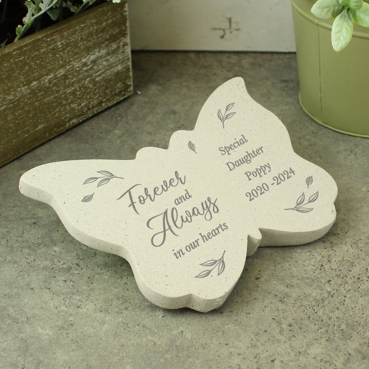 Personalised Forever and Always Memorial Butterfly | Ornaments | Memorial Gift