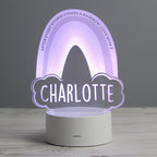 Personalised Rainbow LED Colour Changing Night Light | LED Lights, Candles & Decorations
