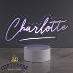 Personalised Free Text LED Colour Changing Desk Night Light | LED Lights, Candles & Decorations | Birthday Gift