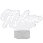 Personalised Free Text LED Colour Changing Desk Night Light | LED Lights, Candles & Decorations | Birthday Gift