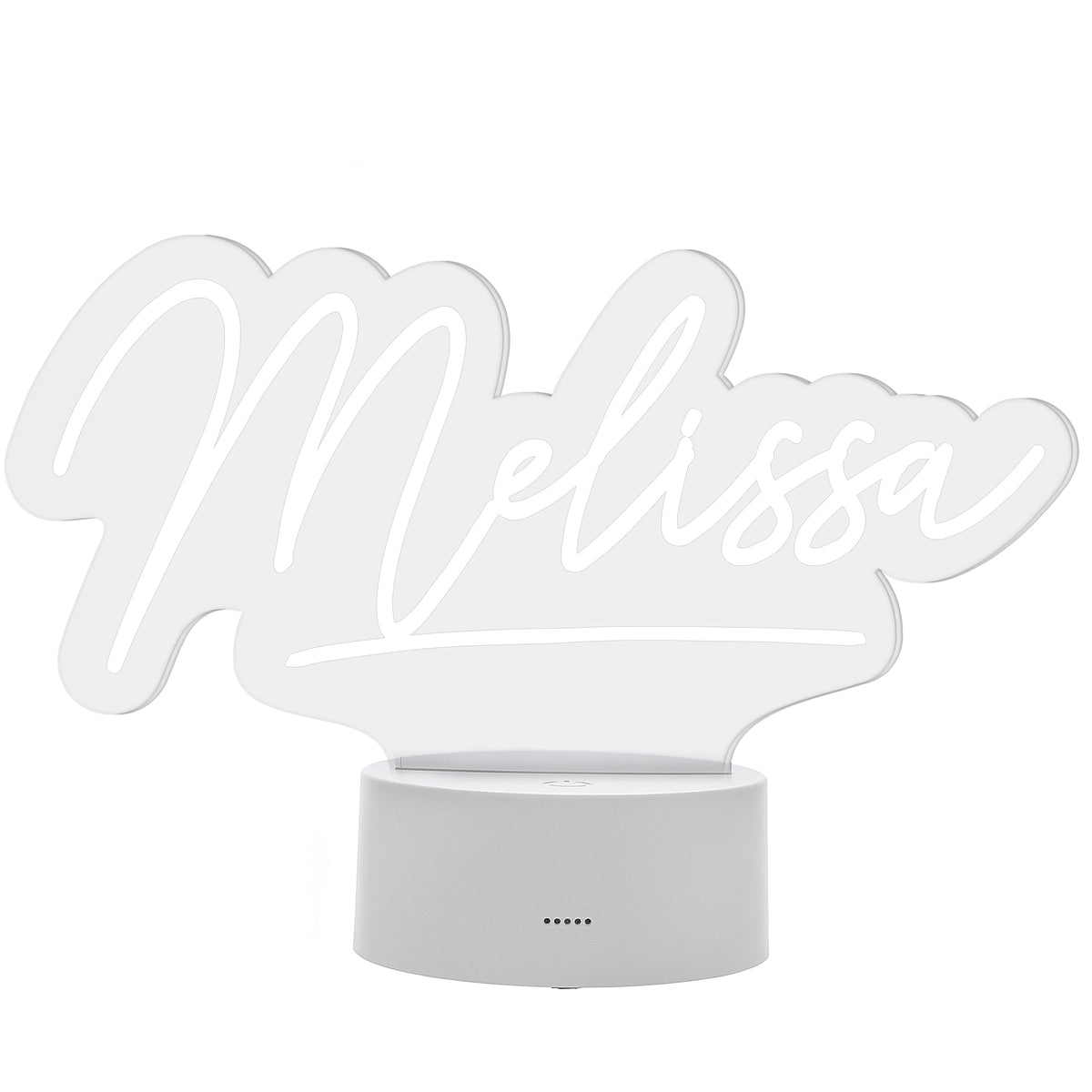 Personalised Free Text LED Colour Changing Desk Night Light | LED Lights, Candles & Decorations | Birthday Gift