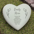 Personalised Free Text Heart Memorial for Memorial