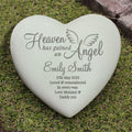 Personalised Angel Heart Memorial | Memorials