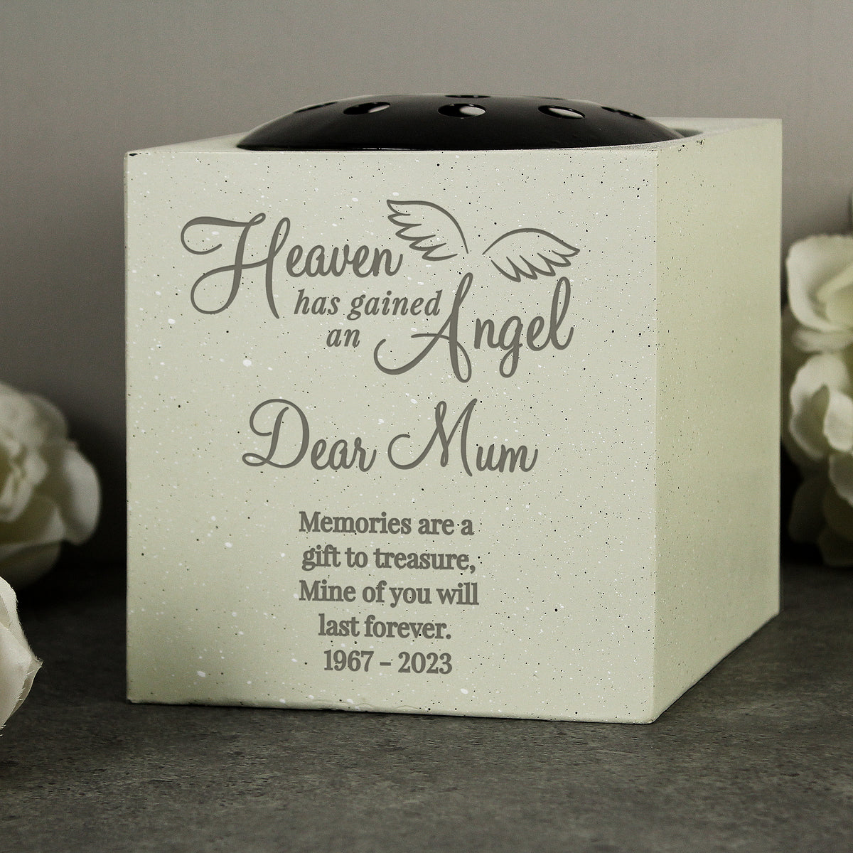 Personalised Angel Memorial Vase | Vases