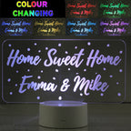 Personalised Polka-dot Message LED Colour Changing Night Light | LED Lights, Candles & Decorations