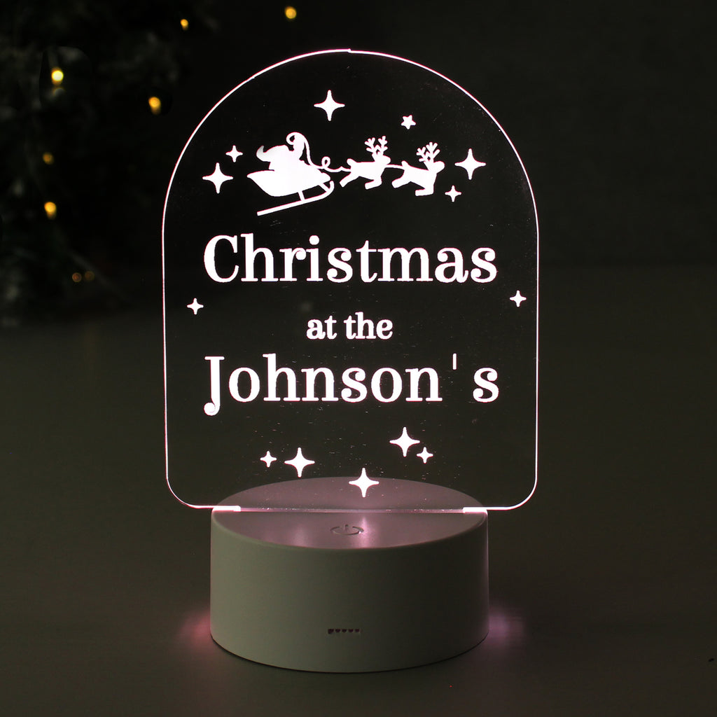 Personalised Free Text Christmas LED Light | LED Lights, Candles & Decorations