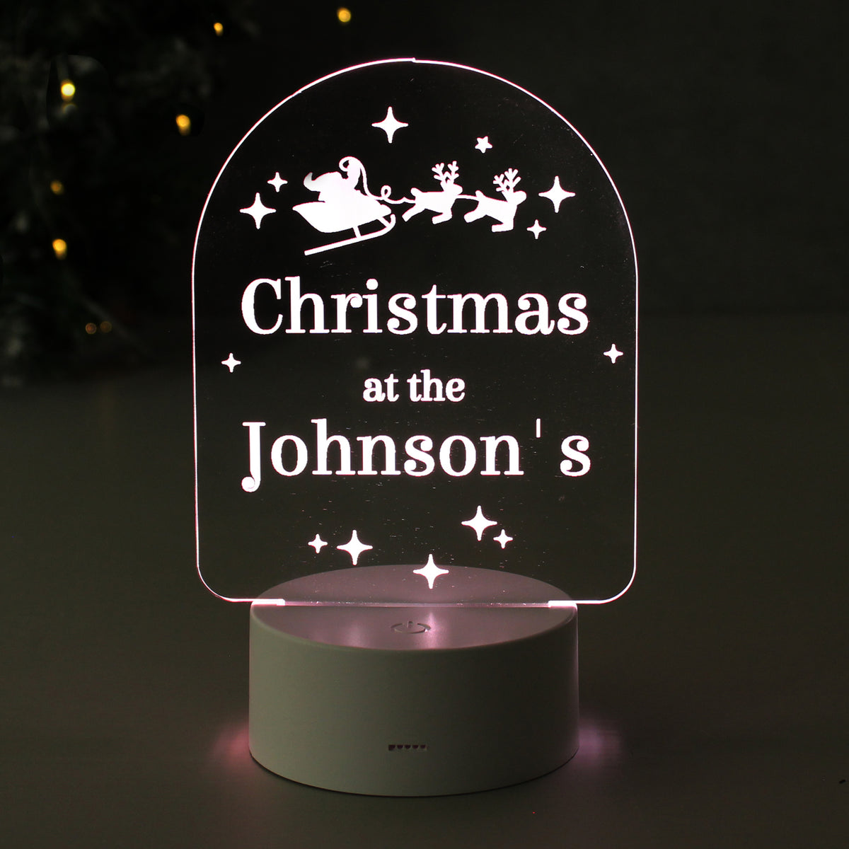 Personalised Free Text Christmas LED Light | LED Lights, Candles & Decorations
