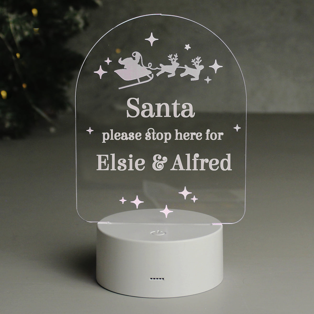 Personalised Free Text Christmas LED Light | LED Lights, Candles & Decorations