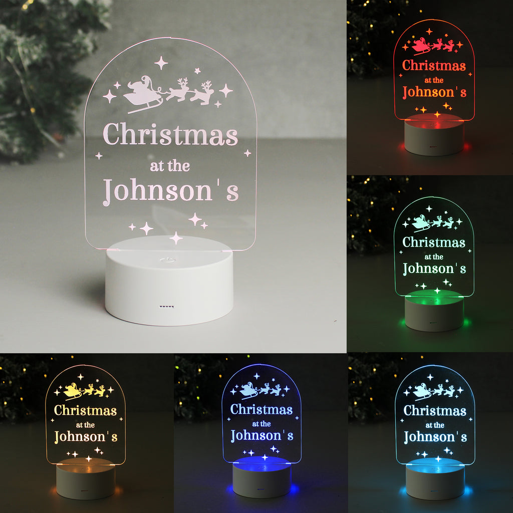 Personalised Free Text Christmas LED Light | LED Lights, Candles & Decorations