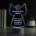 Personalised Free Text Angel Memorial Colour Changing LED Light for Memorial