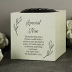 Personalised Botanical Memorial Vase | Ornaments | Memorial Gift