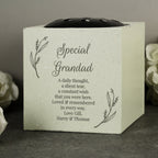 Personalised Botanical Memorial Vase | Ornaments | Memorial Gift