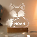 Personalised Fox Wooden Based LED Light | LED Lights, Candles & Decorations | Inspired Creative Gifts