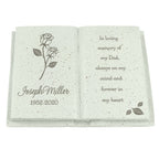 Personalised Rose Memorial Book | Ornaments | Mother's Day Gift