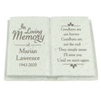 Personalised In Loving Memory Memorial Book | Ornaments | Memorial Gift
