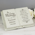 Personalised In Loving Memory Memorial Book | Ornaments | Memorial Gift