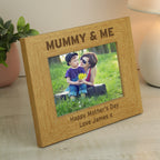 Personalised Oak Finish 6x4 Mummy & Me Photo Frame | Photo Frames, Albums and Guestbooks | Inspired Creative Gifts