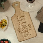 Personalised HOME Wooden Paddle Board | Kitchen, Baking & Dining Gifts | New Home Gift