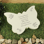 Personalised Floral Memorial Resin Butterfly | Ornaments | Inspired Creative Gifts