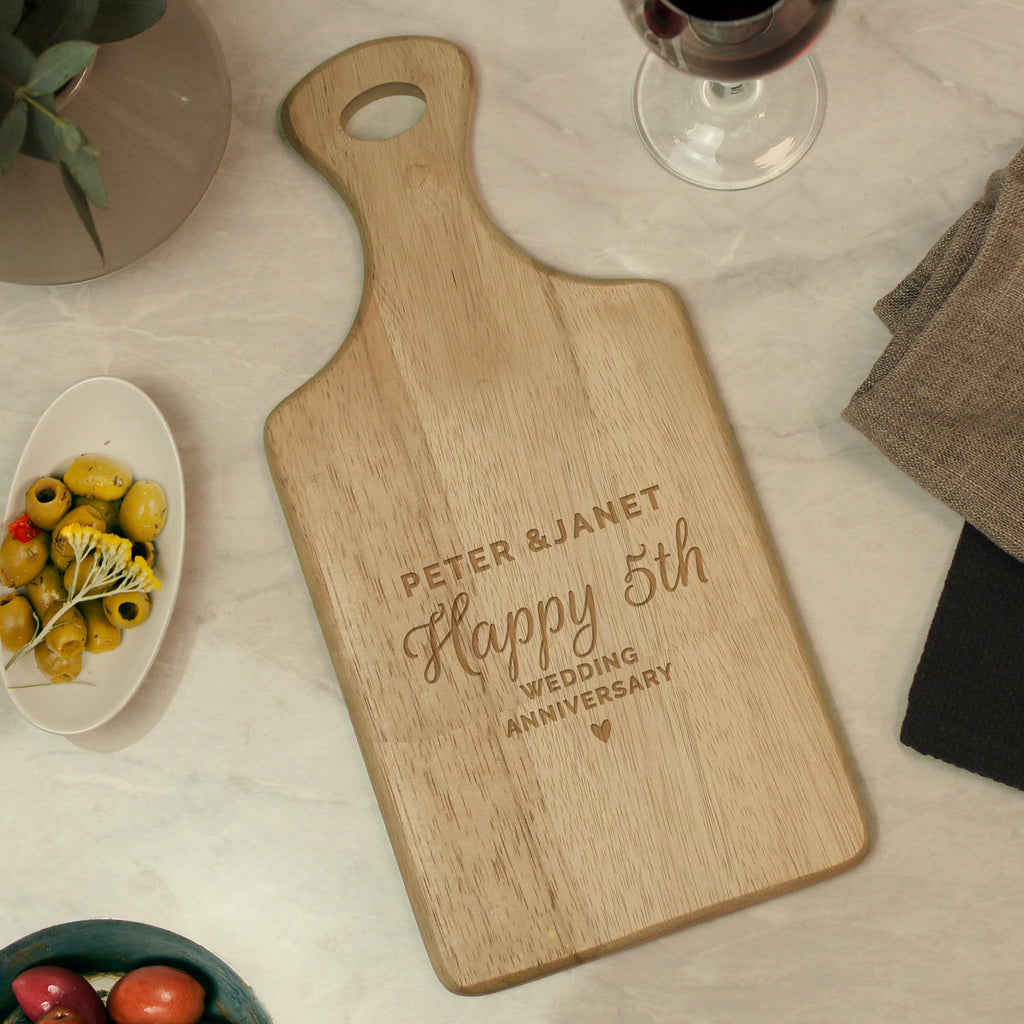 Personalised Wedding Wooden Paddle Board | Kitchen, Baking & Dining Gifts | Christmas Gift