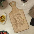 Personalised We Go Together Wooden Paddle Board for Wedding