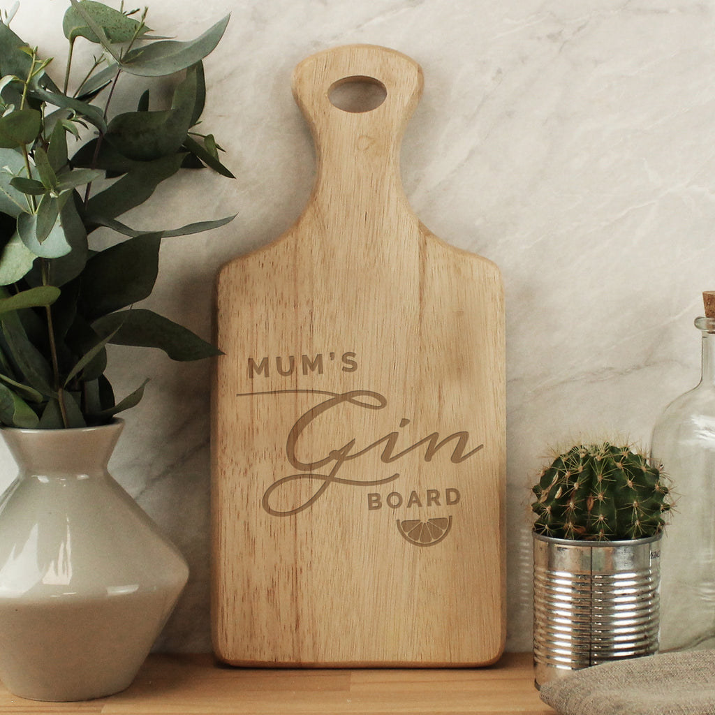 Personalised Gin Wooden Paddle Board | Kitchen, Baking & Dining Gifts