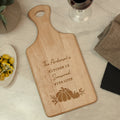 Personalised Pumpkin Paddle Chopping Board for Halloween