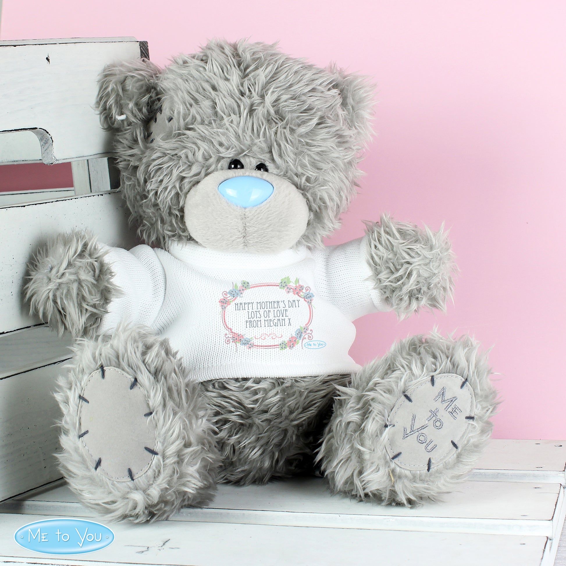 Personalised Me To You Bear 'Floral' - Plush Soft Toy - Inspired Creative Gifts