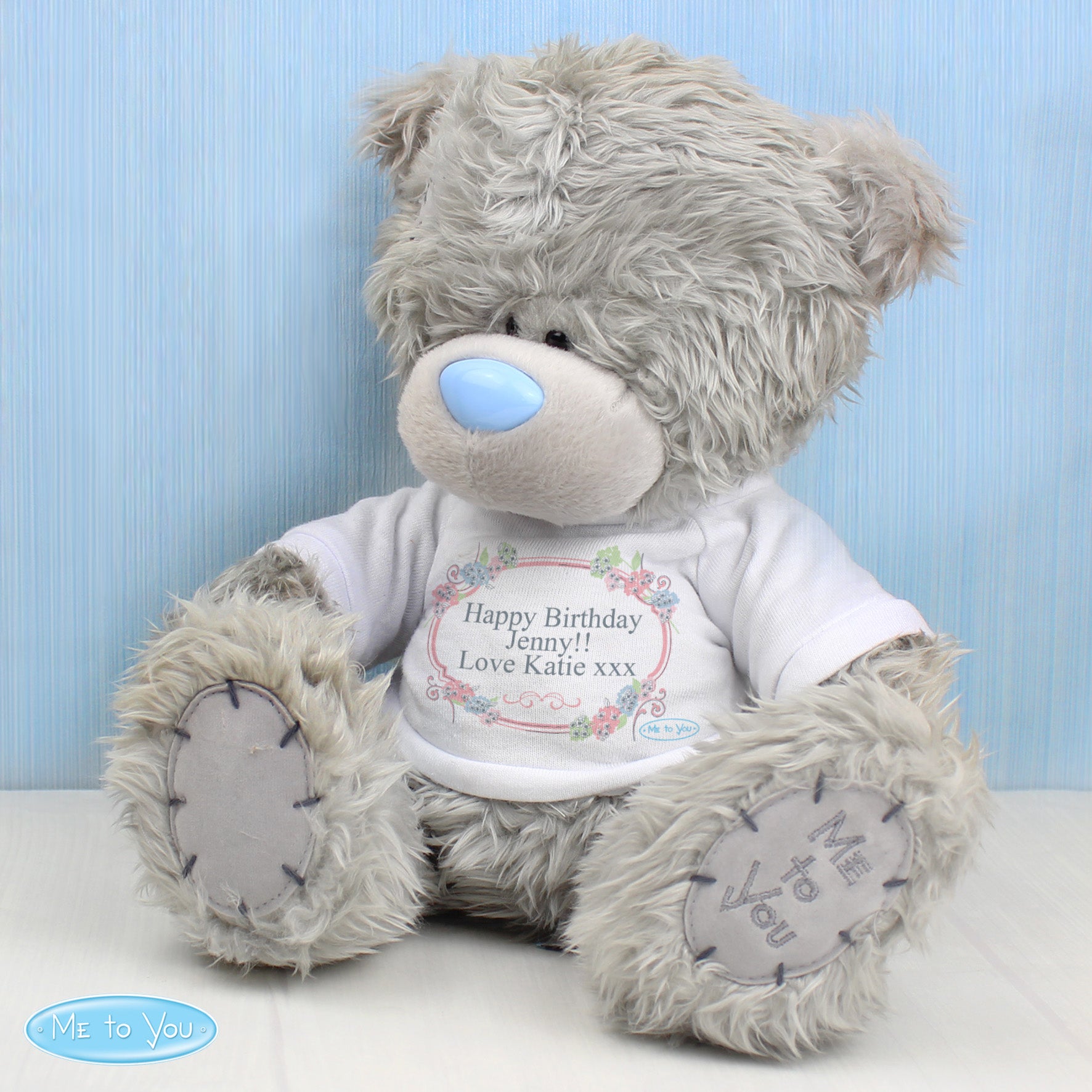 Personalised Me To You Bear 'Floral' - Plush Soft Toy - Inspired Creative Gifts