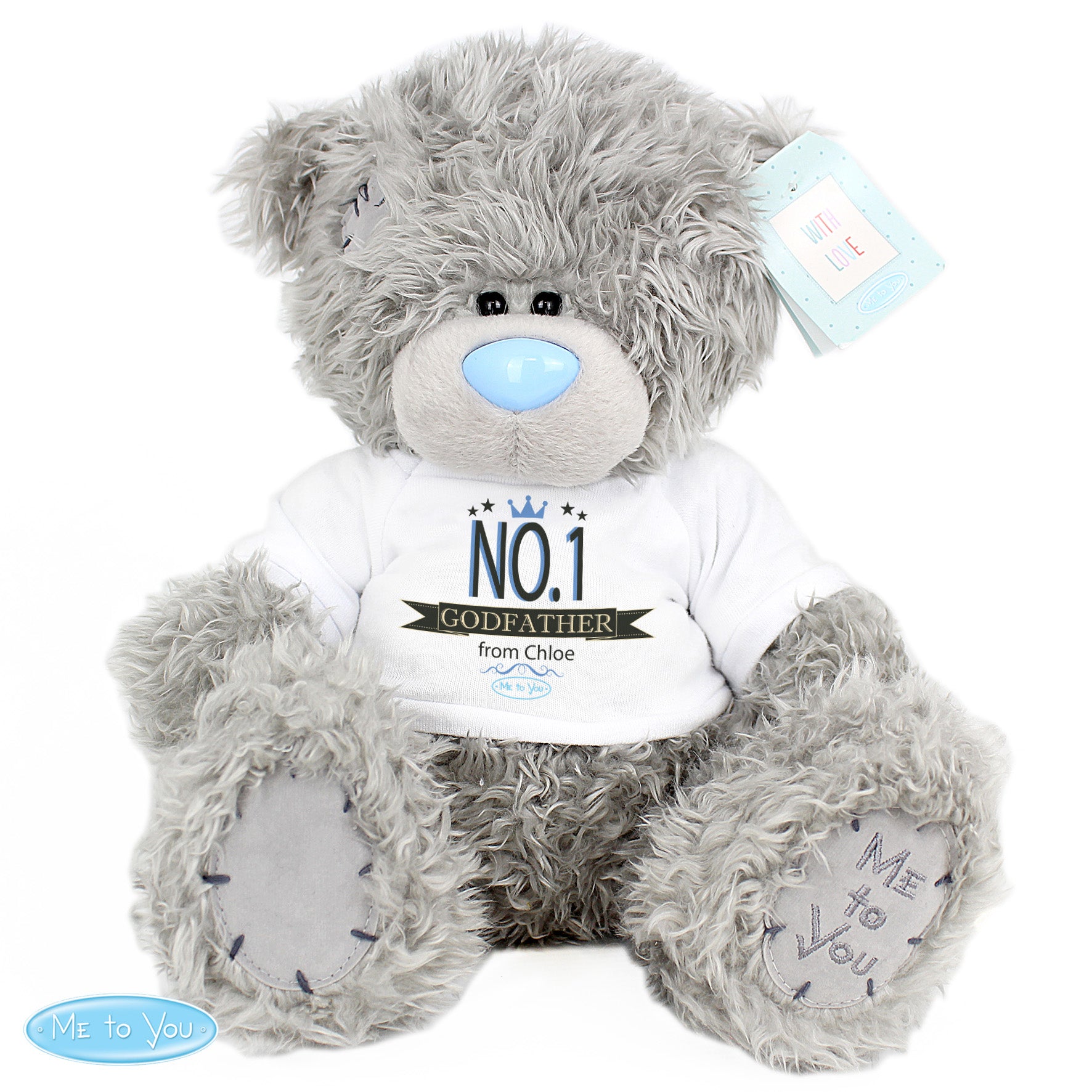 Personalised Me to You Bear 'No.1' - Plush Soft Toy - Inspired Creative Gifts