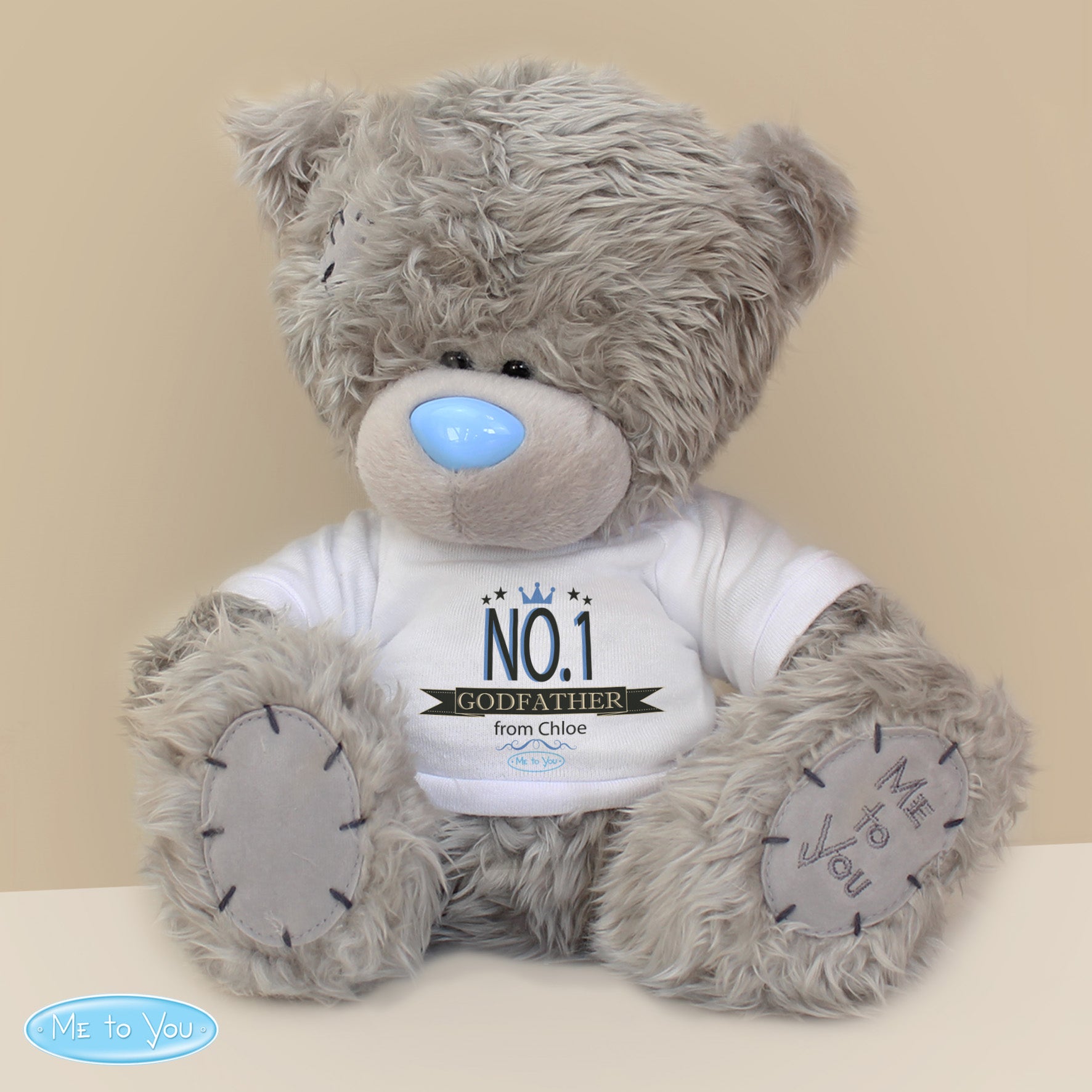 Personalised Me to You Bear 'No.1' - Plush Soft Toy - Inspired Creative Gifts