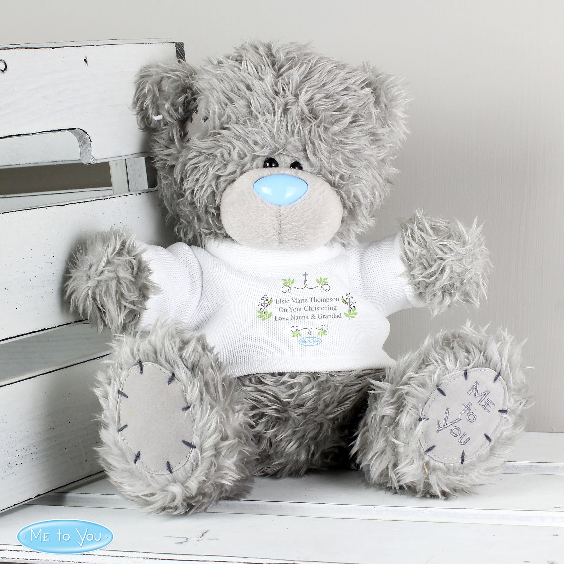 Personalised Me To You Bear Religious Cross - Plush Soft Toy - Inspired Creative Gifts