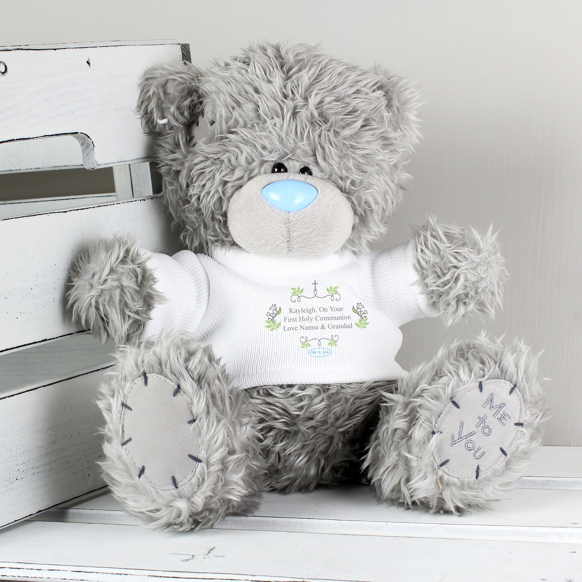 Personalised Me To You Bear Religious Cross - Plush Soft Toy - Inspired Creative Gifts
