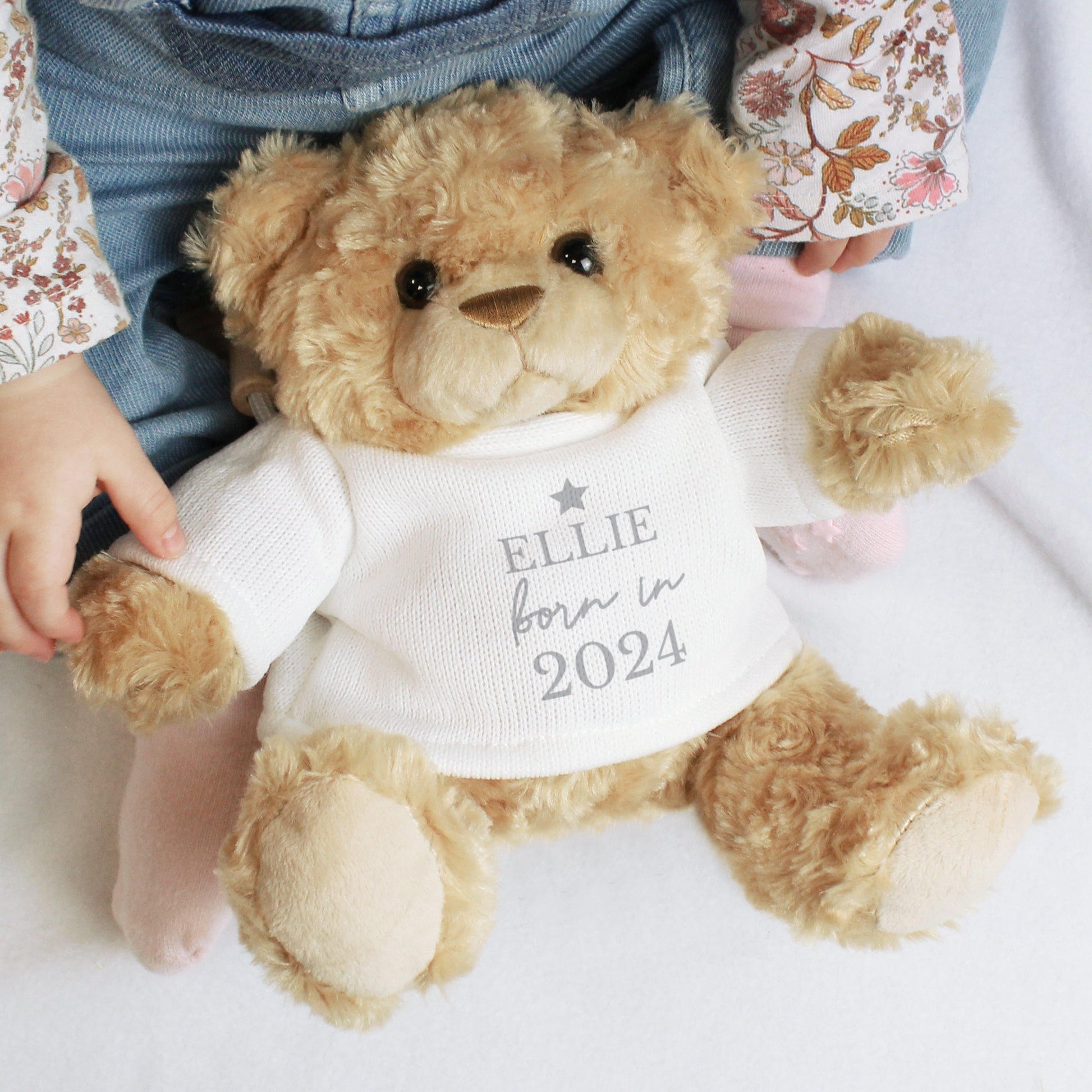 Personalised Born In Teddy Bear - Plush Soft Toy - Inspired Creative Gifts