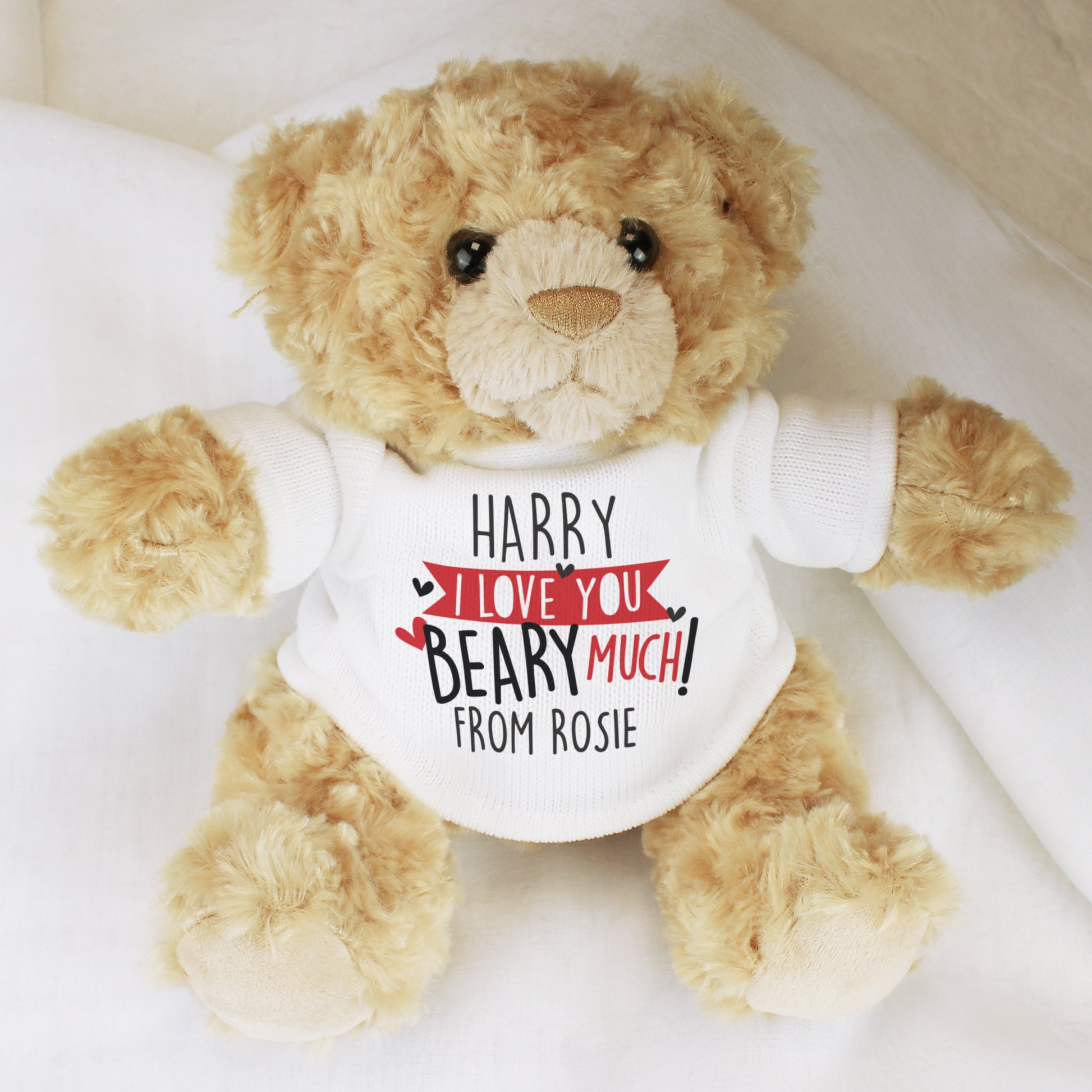 Personalised Love You Beary Much Teddy Bear - Inspired Creative Gifts