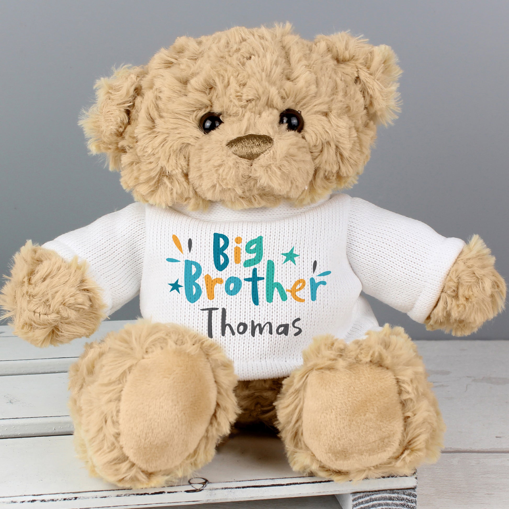 Personalised Big Brother Teddy Bear - Plush Soft Toy - Inspired Creative Gifts