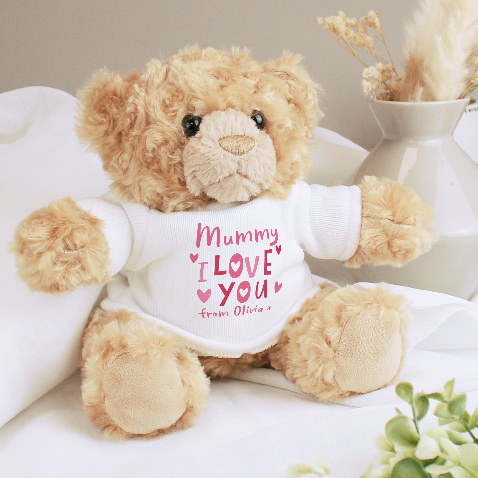 Personalised I Love You Teddy Bear - Inspired Creative Gifts