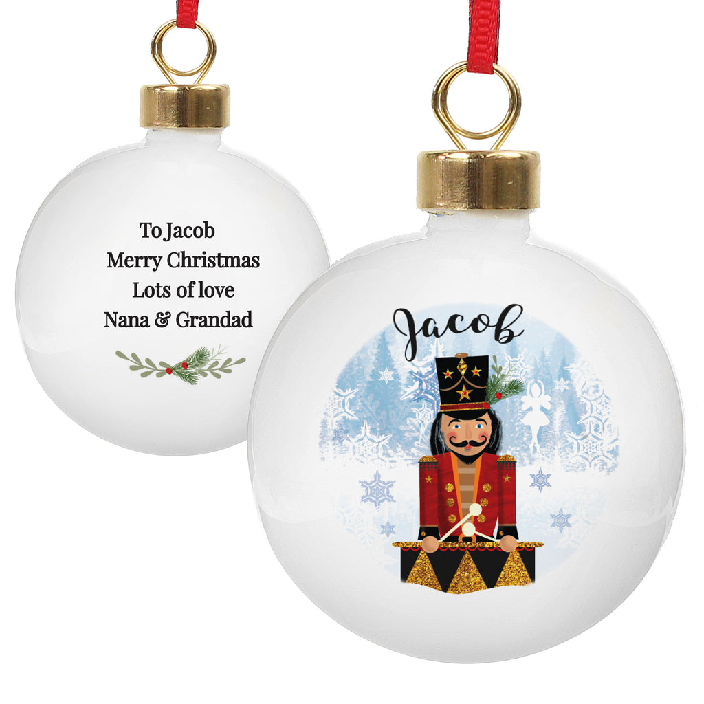 Personalised Nutcracker Bauble for Christmas