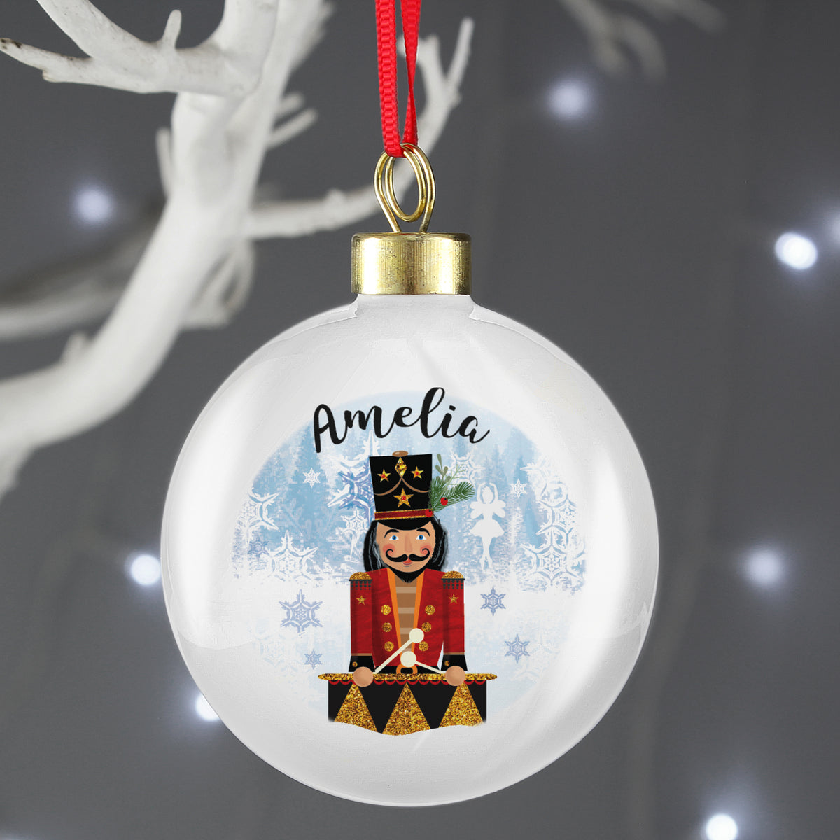 Personalised Nutcracker Bauble for Christmas