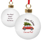 Personalised 'Driving Home For Christmas' Bauble | Christmas Gift