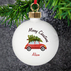 Personalised 'Driving Home For Christmas' Bauble | Christmas Gift