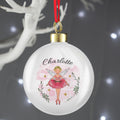 Personalised Sugar Plum Fairy Bauble for Christmas