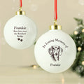 Personalised Memorial Dog Breed Bauble |  | Inspired Creative Gifts