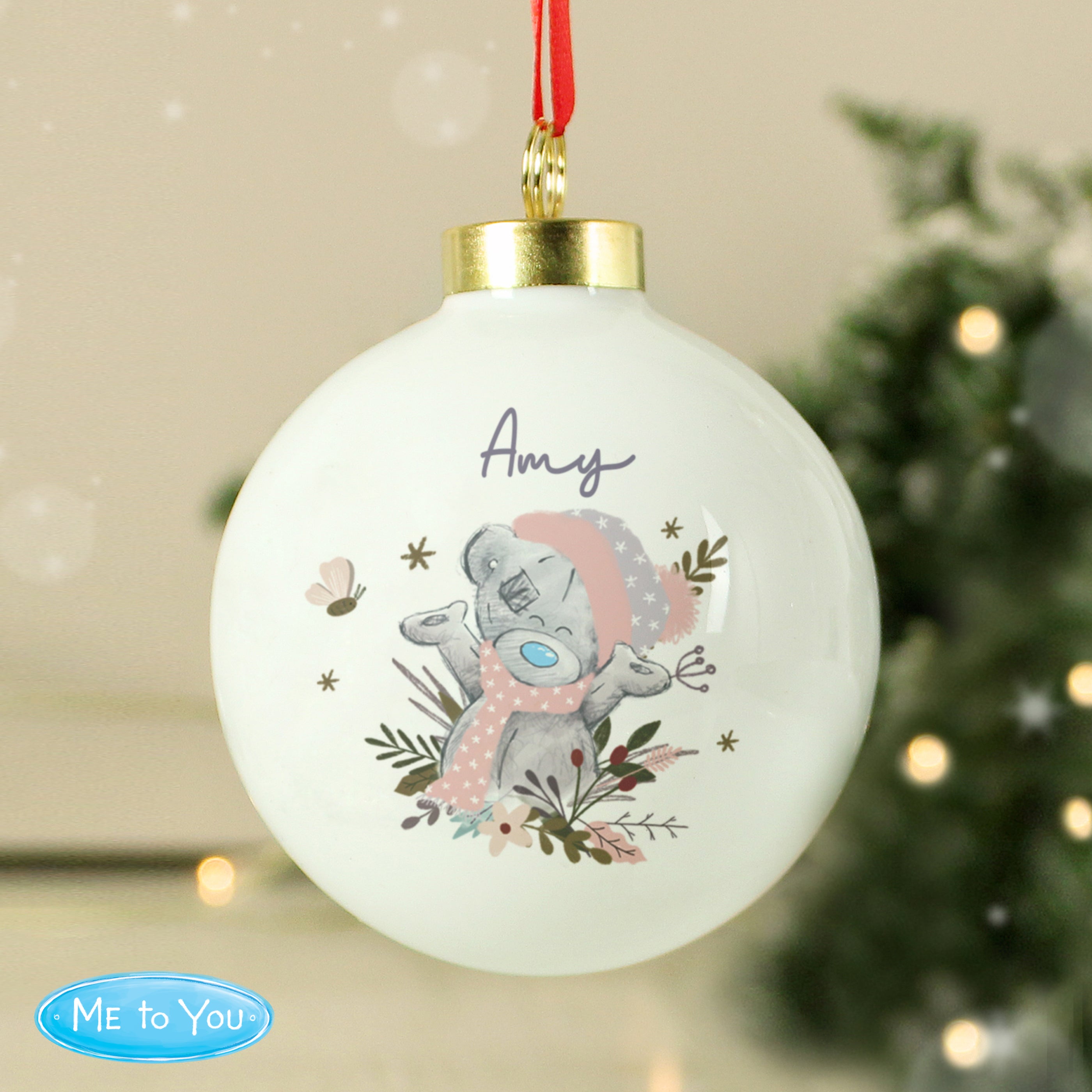 Personalised Me to You Cosy Winter Bauble |  | Inspired Creative Gifts
